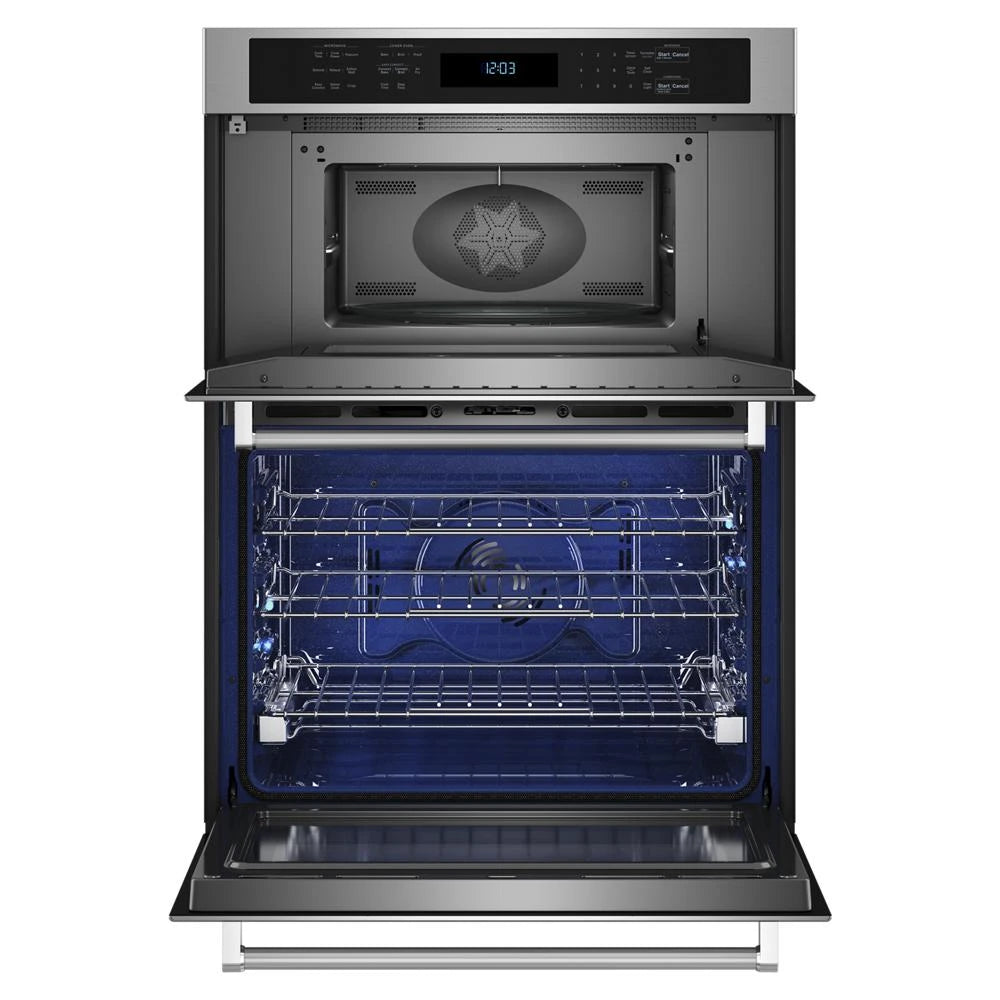 KitchenAid 30" Combination Microwave Wall Oven with Air Fry Mode - Stainless Steel (KOEC530PSS)