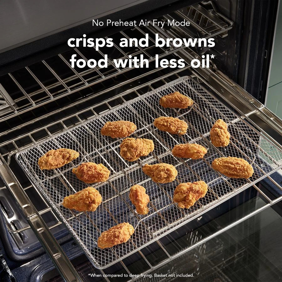 KITCHENAID 30-inch Electric Combo Wall Oven with No Preheat Air Fry Mode - PrintShield™ Finish - PrintShield Stainless (KOEC530SPS)