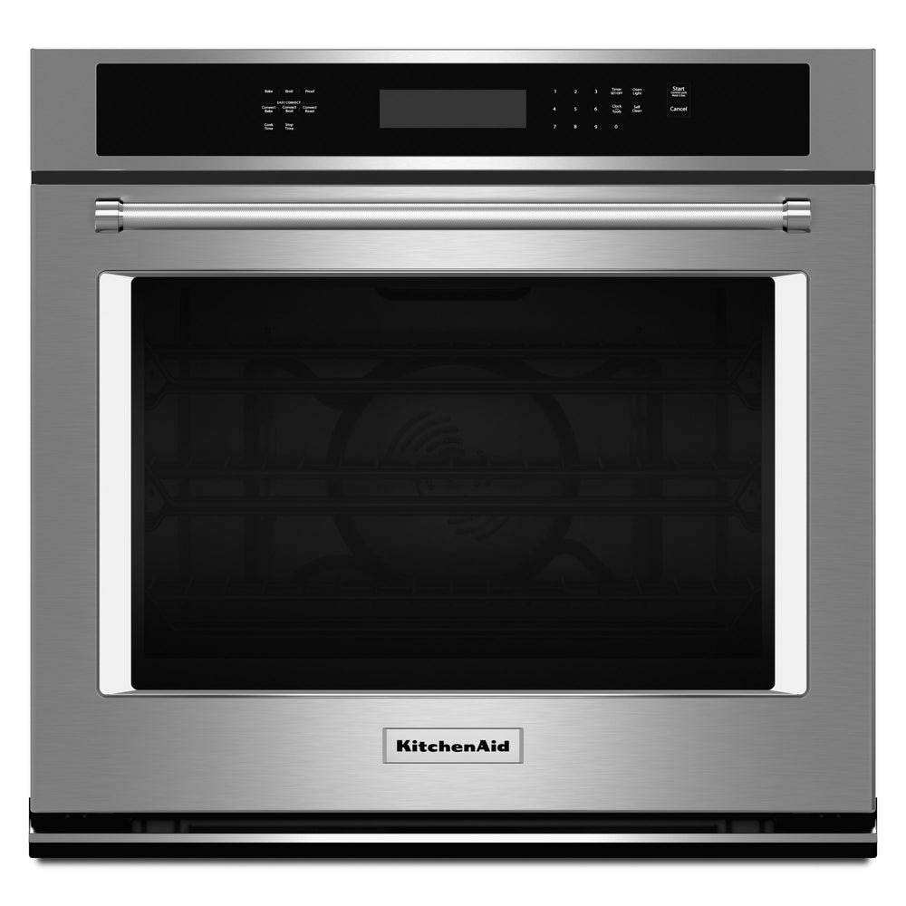 KitchenAid 30" Single Wall Oven with Even-Heat True Convection - Stainless Steel (KOSE500ESS)