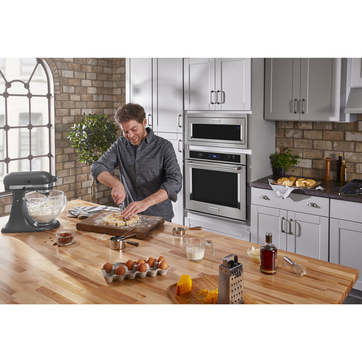 KitchenAid 30" Single Wall Oven with Even-Heat True Convection - Stainless Steel (KOSE500ESS)