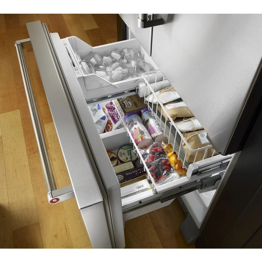 KITCHENAID 22 Cu. Ft. 36" Counter-depth French Door Refrigerator With Interior Dispense - Stainless Steel (KRFC302ESS)