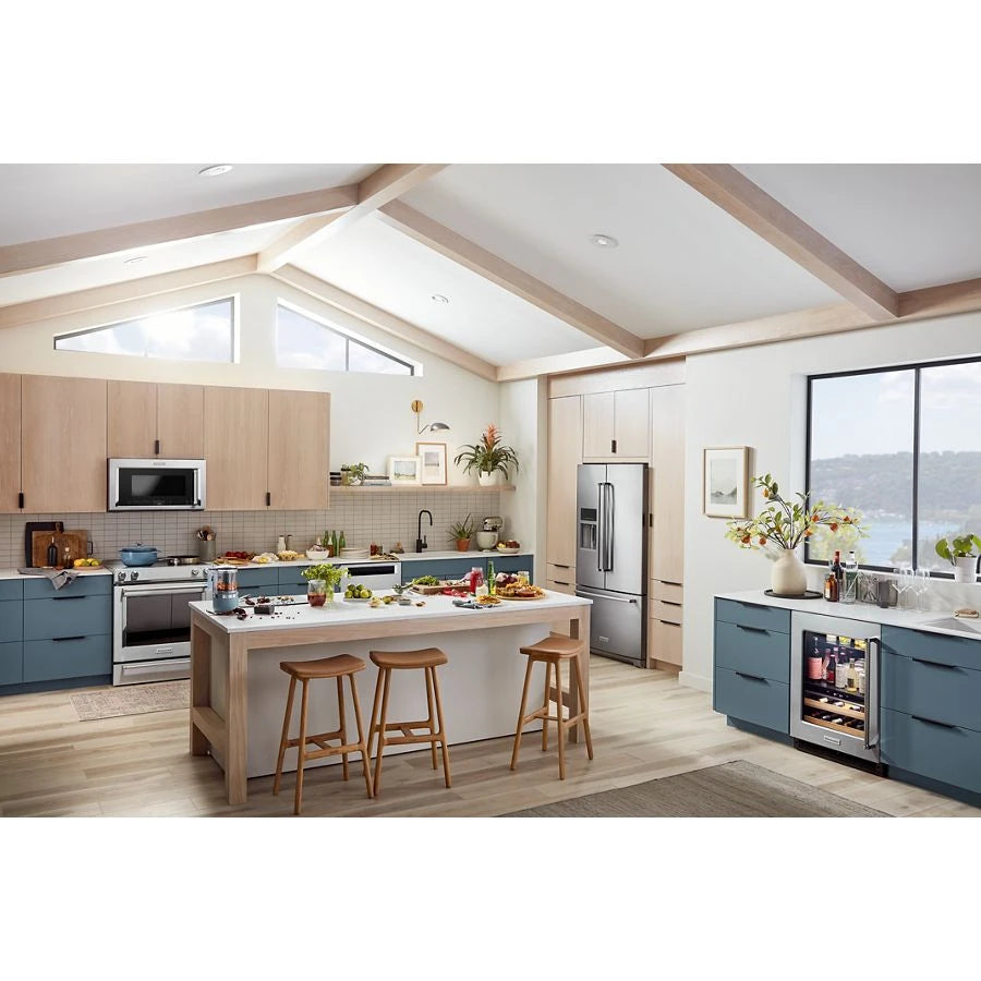 KITCHENAID 26.8 Cu. Ft. Standard-Depth French Door Refrigerator with Exterior Ice and Water Dispenser - Stainless Steel with PrintShield™ Finish (KRFF577KPS)