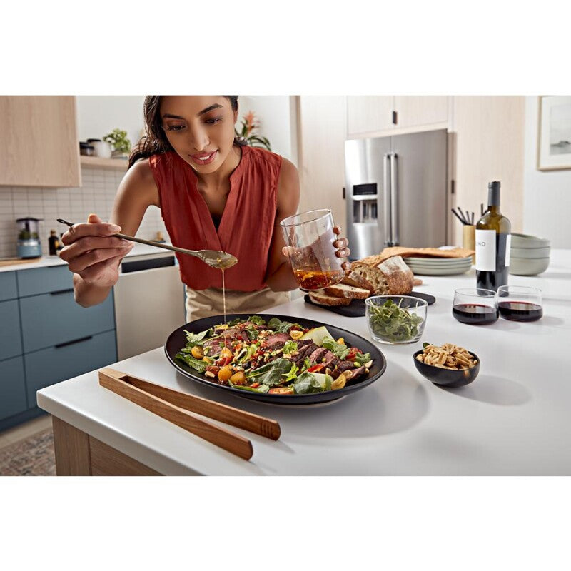 KitchenAid 26.8 Cu. Ft. Standard-Depth French Door Refrigerator with Exterior Ice and Water Dispenser - Stainless Steel with PrintShield™ Finish (KRFF577KPS)