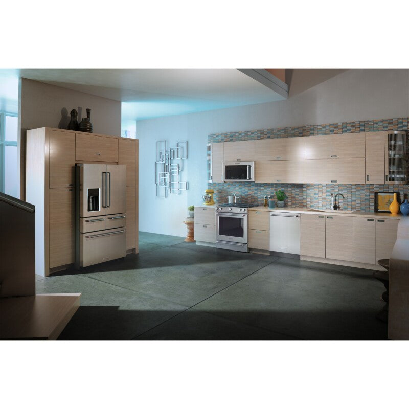 KitchenAid 25.8 Cu. Ft. 36" Multi-Door Freestanding Refrigerator with Platinum Interior Design - Stainless Steel (KRMF706ESS)