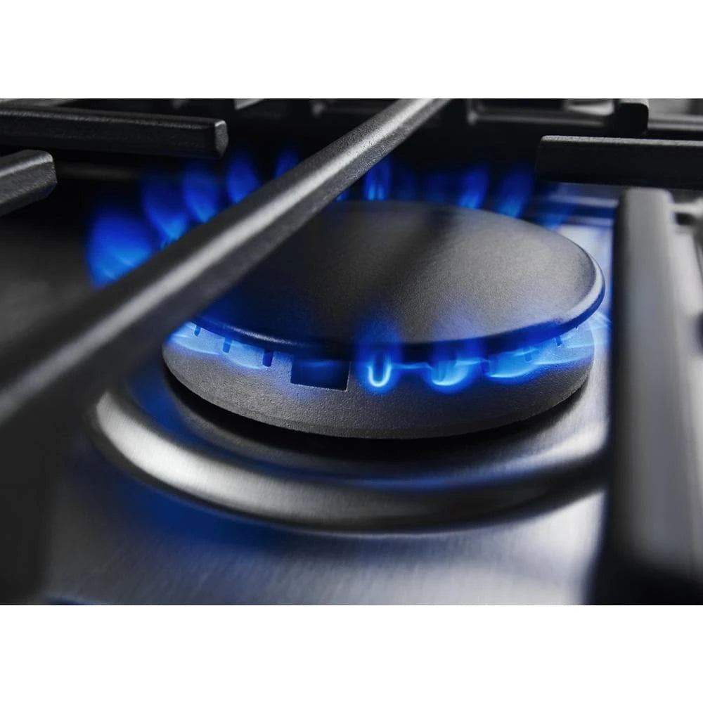 KitchenAid 30" 4-Burner Dual Fuel Downdraft Slide-In Range - Stainless Steel (KSDG950ESS)