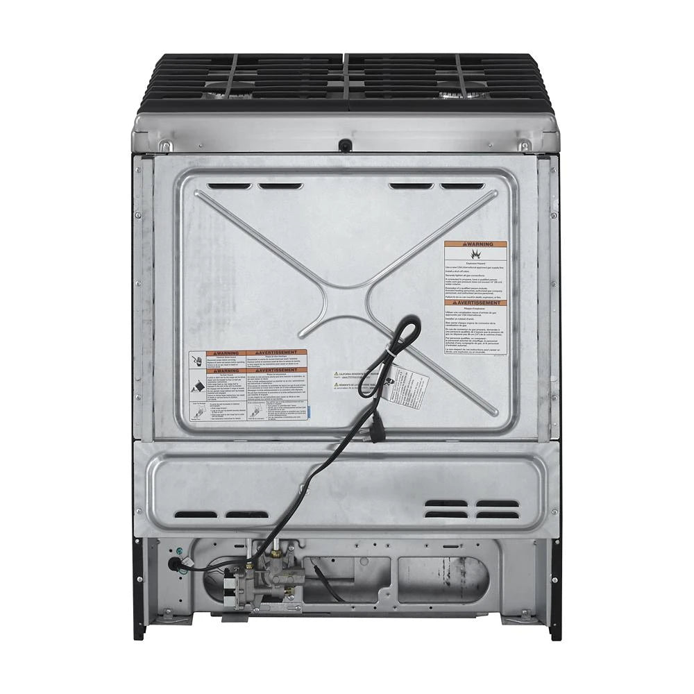 KitchenAid 30-Inch 5 Burner Gas Convection Slide-In Range with Baking Drawer - Stainless Steel (KSGB900ESS)