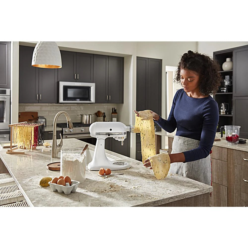 KitchenAid 30-Inch 5 Burner Gas Convection Slide-In Range with Baking Drawer - Stainless Steel (KSGB900ESS)