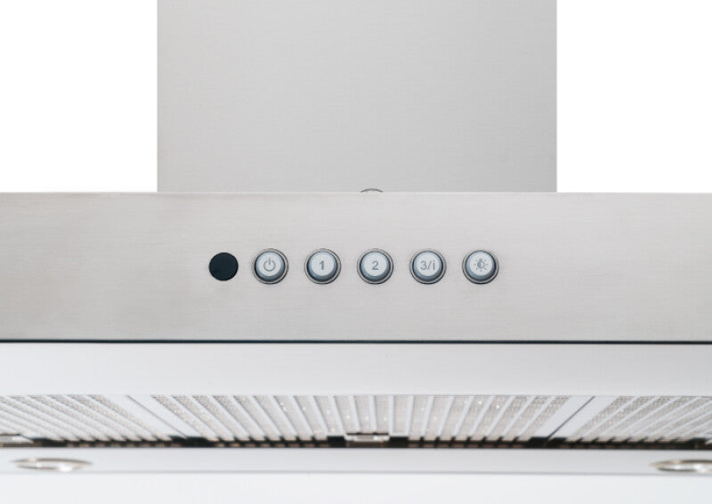 BERTAZZONI 30 T-Shape Wallmounted Hood, 1 motor 600 CFM - Stainless Steel (KT30XT)