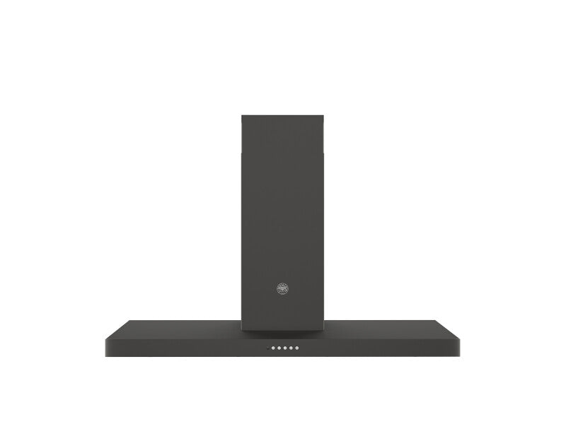 BERTAZZONI 48 T-Shape Wallmounted Hood, 1 motor 600 CFM - Carbonio (KT48CAT)
