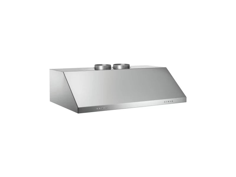BERTAZZONI 36 Wallmount Canopy Hood, 2 motors 1200CFM - Stainless Steel (KU36PRO2X14)
