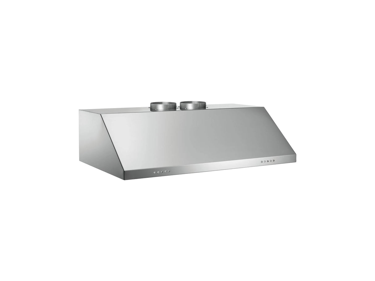 BERTAZZONI 36 Wallmount Canopy Hood, 2 motors 1200CFM - Stainless Steel (KU36PRO2X14)