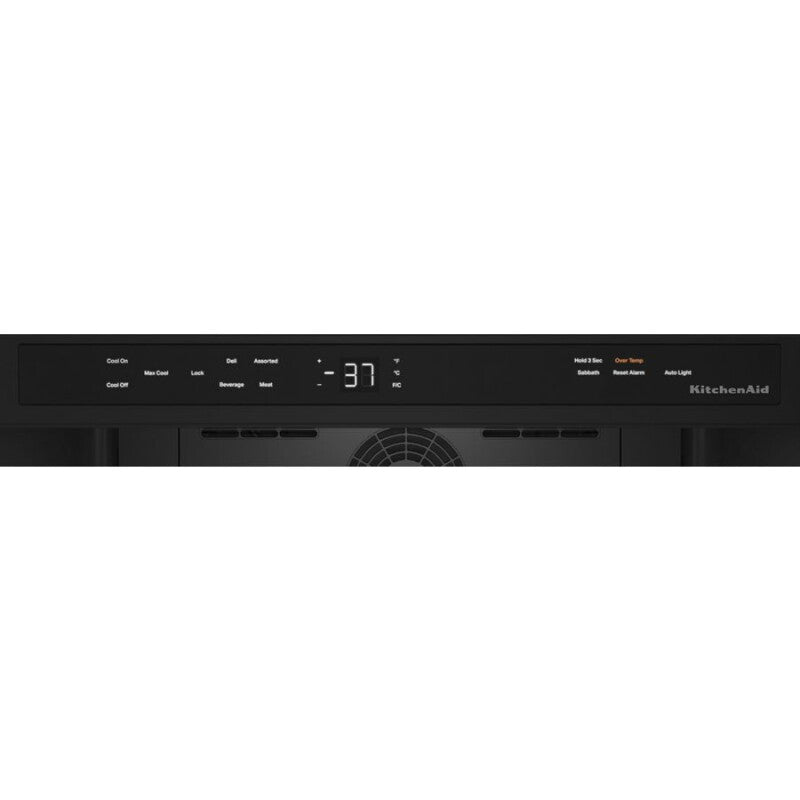 KitchenAid 24" Undercounter Refrigerator with Glass Door and Shelves with Metallic Accents - Stainless Steel (KURR314KSS)