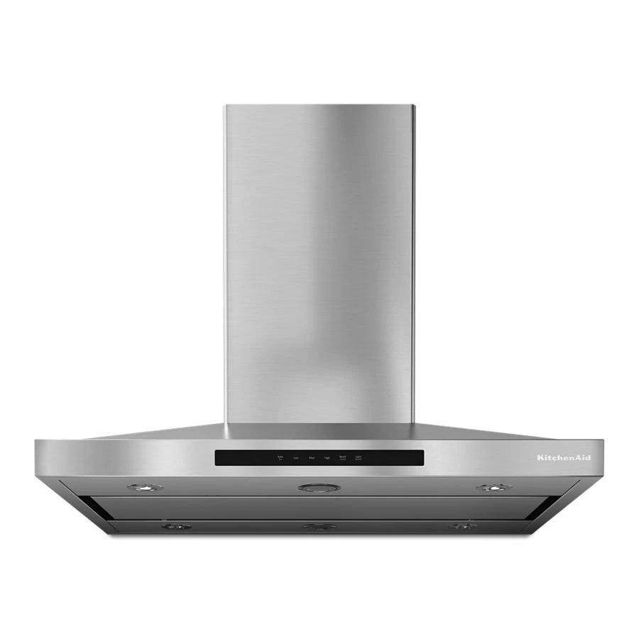 KITCHENAID 36" Island-mount, 3-speed Canopy Hood - Stainless Steel (KVIB606DSS)