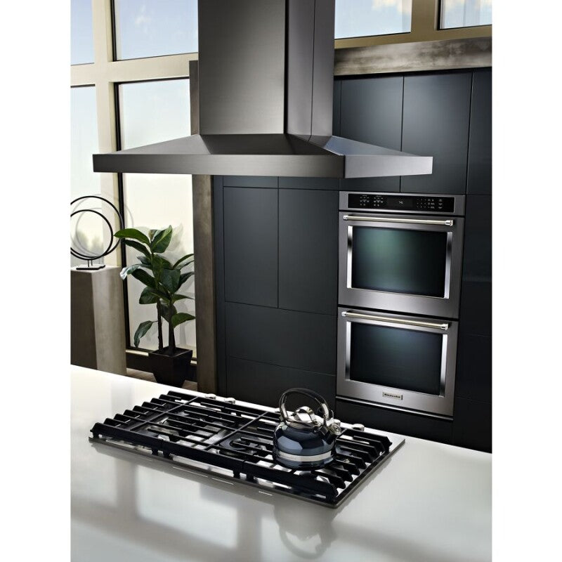 KitchenAid 36" Island-Mount, 3-Speed Canopy Hood - Stainless Steel (KVIB606DSS)