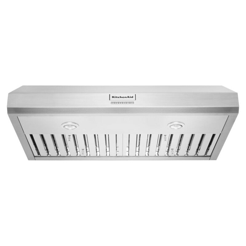 KitchenAid 36" 585 CFM Motor Class Commercial-Style Under-Cabinet Range Hood System - Stainless Steel (KVUC606KSS)