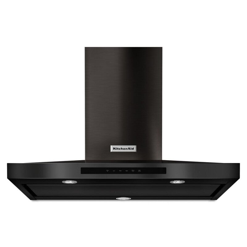 KitchenAid 36" Wall-Mount, 3-Speed Canopy Hood - Black Stainless Steel with PrintShield™ Finish (KVWB606HBS)