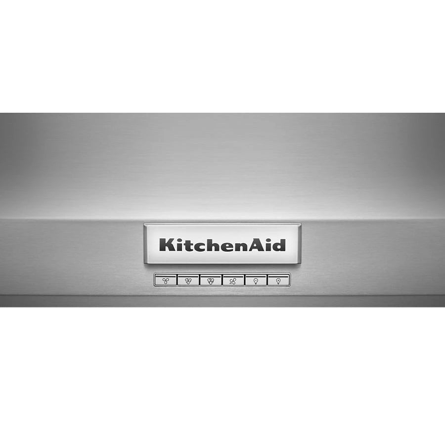 KitchenAid 48'' 585 or 1170 CFM Motor Class Commercial-Style Wall-Mount Canopy Range Hood - Stainless Steel (KVWC908KSS)