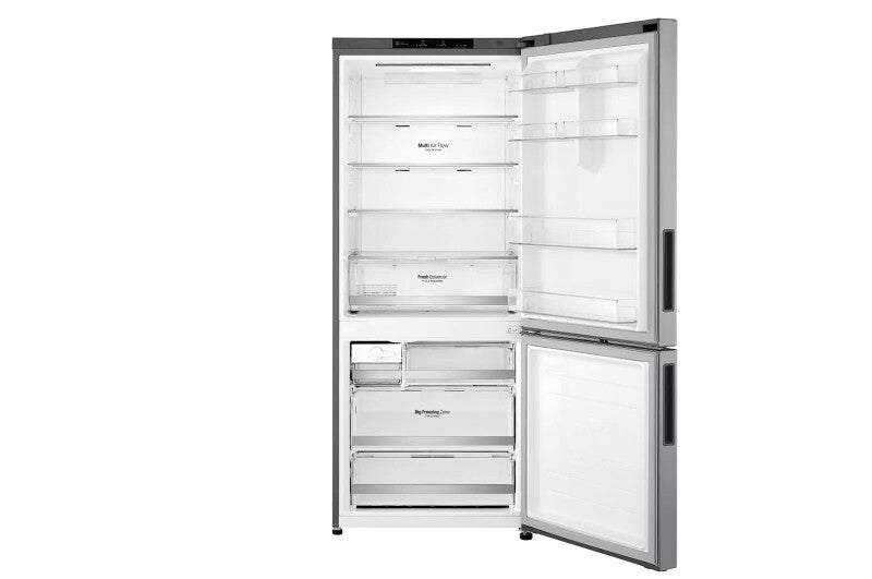 LG 15 cu. ft. Bottom Freezer Refrigerator - Platinum Silver (LBNC15231V)