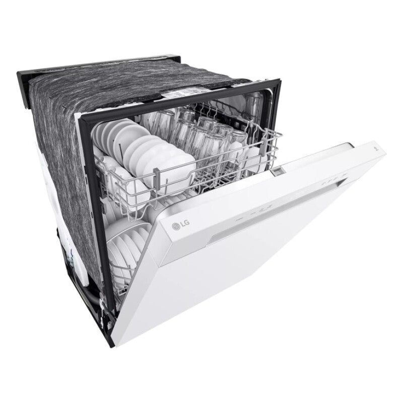 LG 24 Inch Front Control Dishwasher With Lodecibel Operation And Dynamic Dry™ - White (LDFC2423W)