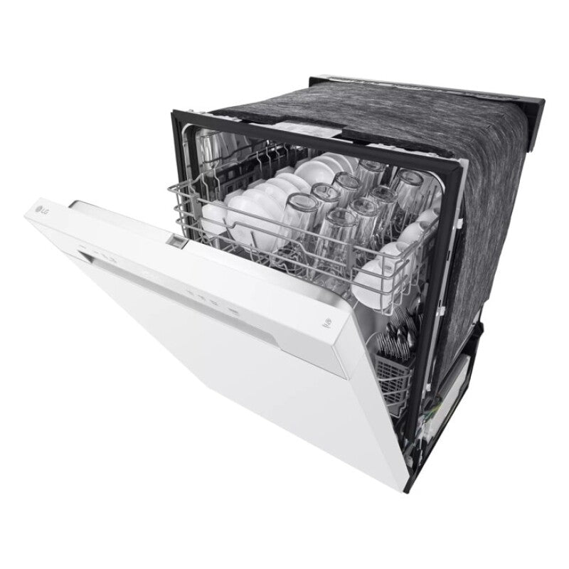 LG 24 Inch Front Control Dishwasher With Lodecibel Operation And Dynamic Dry™ - White (LDFC2423W)