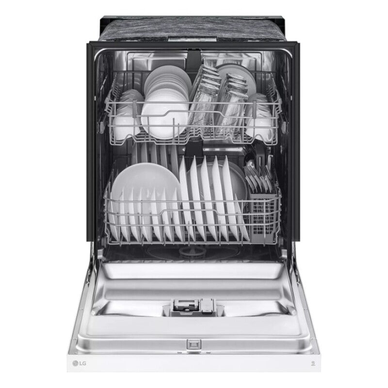 LG 24 Inch Front Control Dishwasher With Lodecibel Operation And Dynamic Dry™ - White (LDFC2423W)