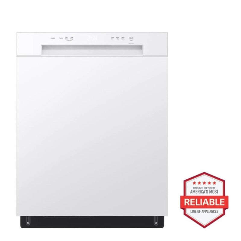 LG 24 Inch Front Control Dishwasher With Lodecibel Operation And Dynamic Dry™ - White (LDFC2423W)