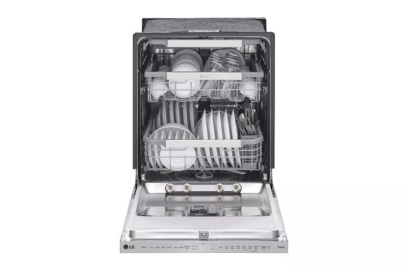 LG 24 Inch Smart Top Control Dishwasher With Quadwash® Pro, Truesteam® And Dynamic Dry® - Print Proof Stainless Steel (LDPS6762S)