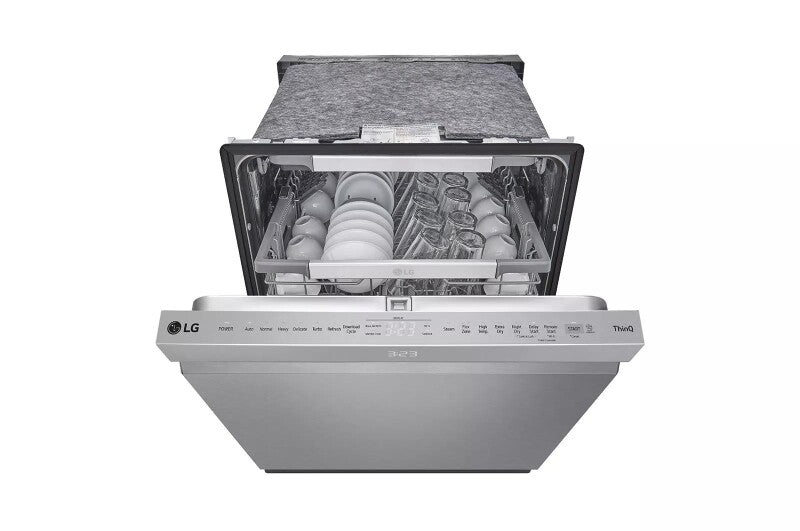 LG 24 Inch Smart Top Control Dishwasher With Quadwash® Pro, Truesteam® And Dynamic Dry® - Print Proof Stainless Steel (LDPS6762S)