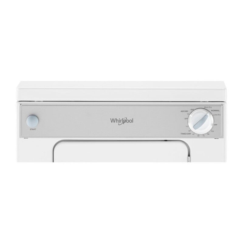 Whirlpool 3.4 cu. ft. Compact Front Load Dryer with Flexible Installation - White-on-White (LDR3822PQ)