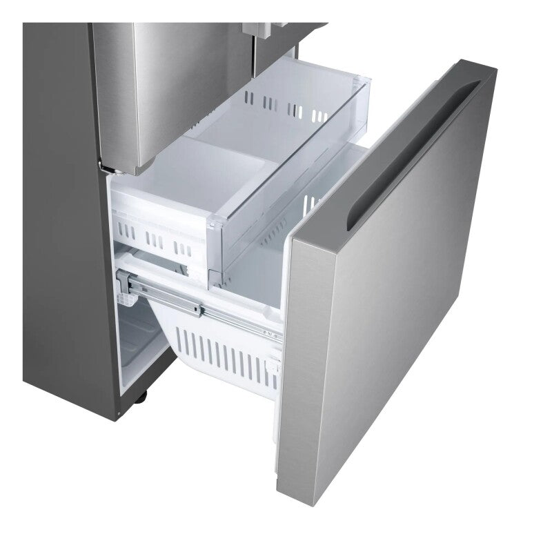 LG 25 Cu. Ft. Standard-depth 3-door French Door Refrigerator With Hybrid Handle Design - Stainless Steel (LF25H6200S)