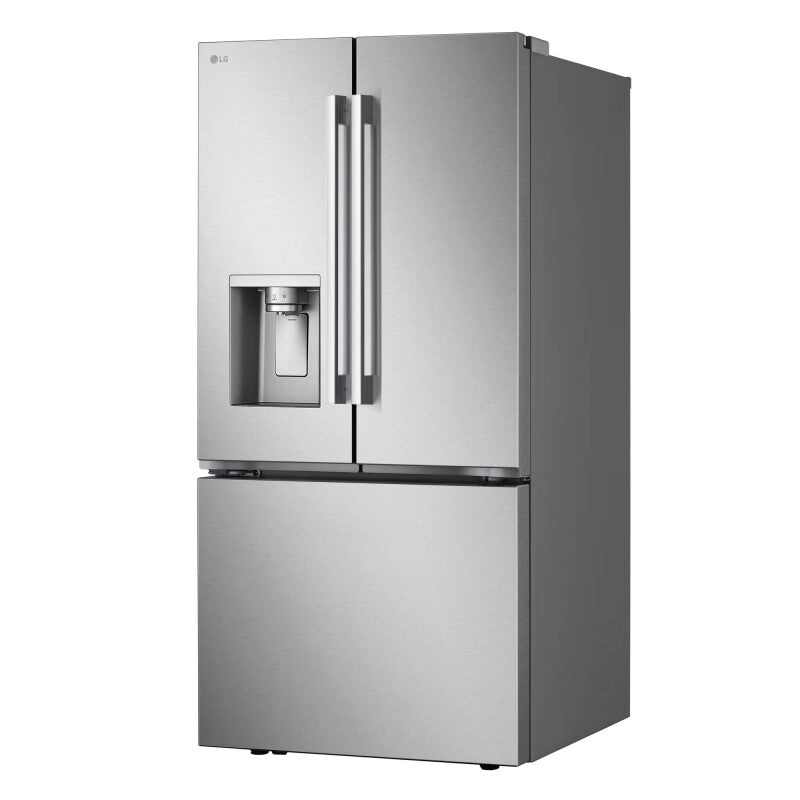 LG 25 Cu. Ft. Standard-depth Max™ 3-door French Door Refrigerator With External Ice And Water Dispenser - Print Proof Stainless Steel (LF25H6330S)