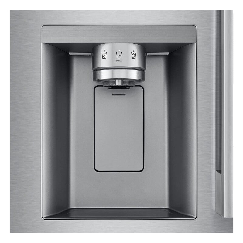 LG 25 Cu. Ft. Standard-depth Max™ 3-door French Door Refrigerator With External Ice And Water Dispenser - Print Proof Stainless Steel (LF25H6330S)