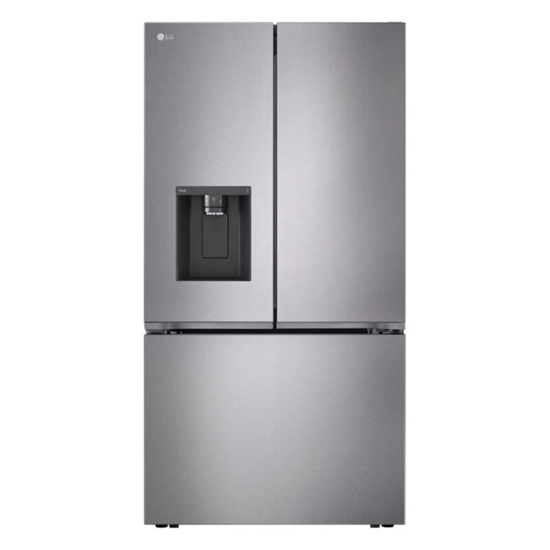 LG 26 Cu. Ft. Counter Depth Max 3-door French Door Refrigerator With Ice And Water Dispenser - Stainless Look (LF26C6230V)