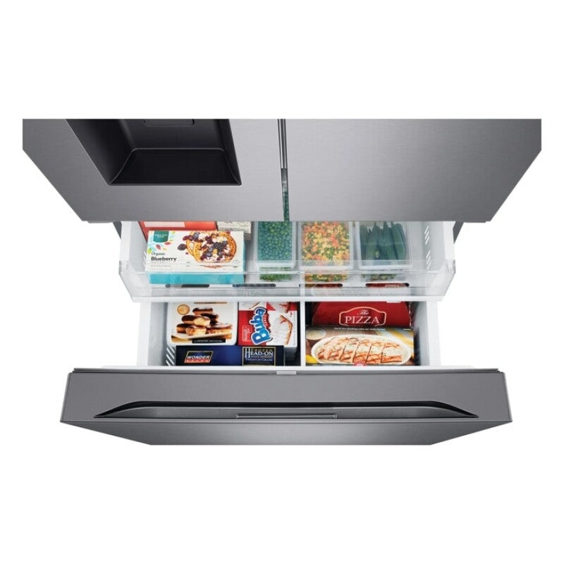 LG 26 Cu. Ft. Counter Depth Max 3-door French Door Refrigerator With Ice And Water Dispenser - Stainless Look (LF26C6230V)