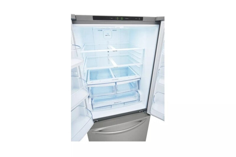 LG 22 Cu. Ft. 30 Inch Wide French Door Refrigerator - Stainless Steel - Stainless Steel (LFCS22520S)