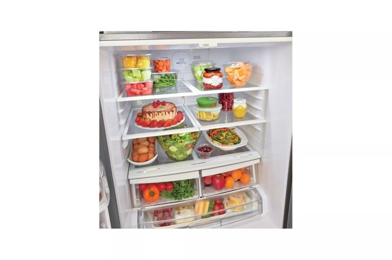 LG 22 Cu. Ft. 30 Inch Wide French Door Refrigerator - Stainless Steel - Stainless Steel (LFCS22520S)