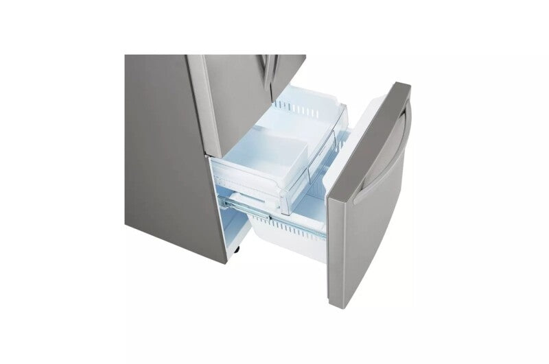 LG 22 Cu. Ft. 30 Inch Wide French Door Refrigerator - Stainless Steel - Stainless Steel (LFCS22520S)
