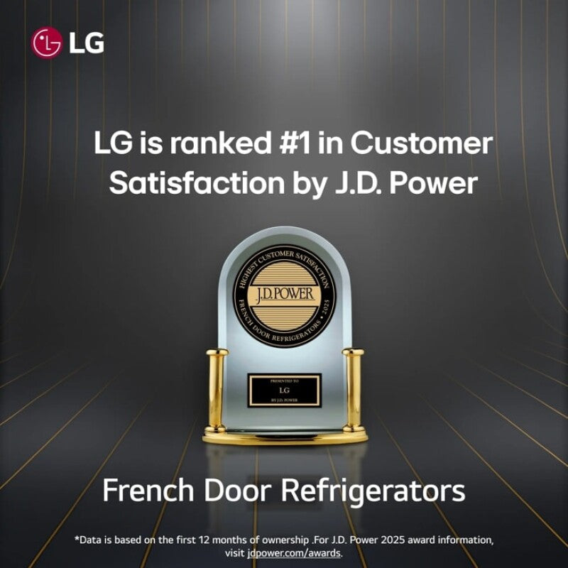 LG 22 Cu. Ft. 30 Inch Wide French Door Refrigerator - Stainless Steel - Stainless Steel (LFCS22520S)