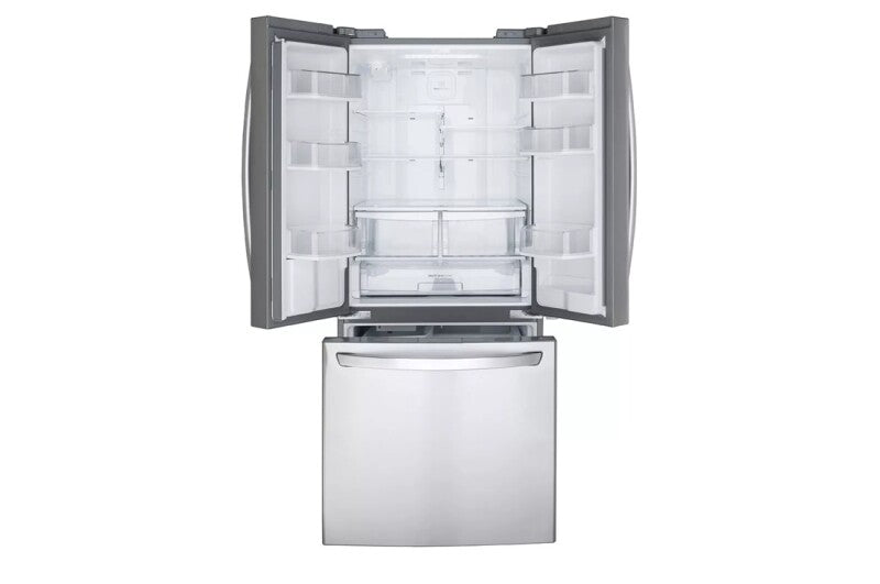 LG 22 cu.ft. Capacity 3-Door French Door Refrigerator LFDS22520S - Stainless Steel (LFDS22520S)