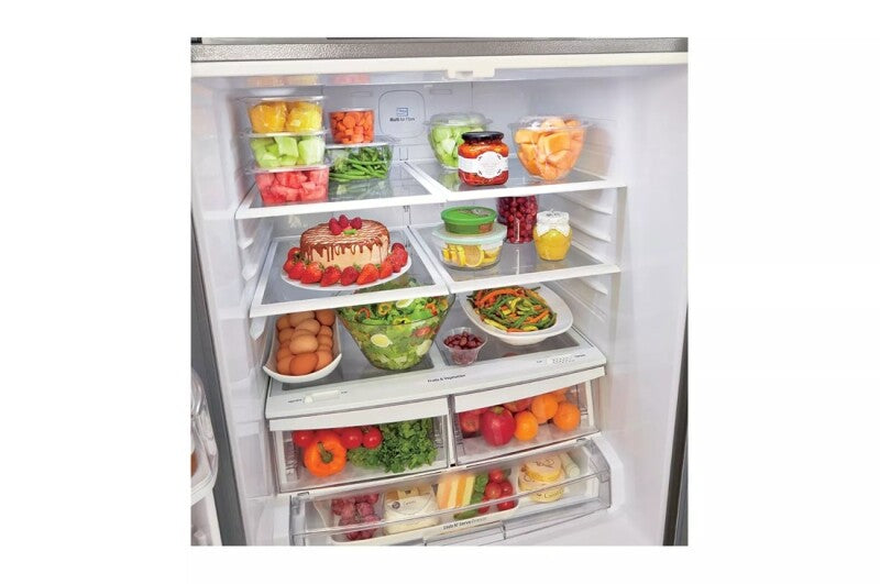 LG 22 Cu. Ft. French Door Refrigerator - Stainless Steel (LFDS22520S)