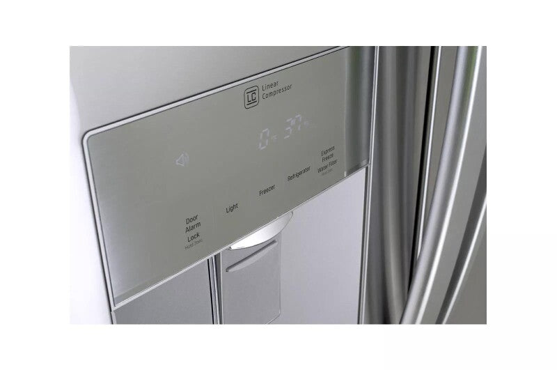 LG 22 cu.ft. Capacity 3-Door French Door Refrigerator LFDS22520S - Stainless Steel (LFDS22520S)