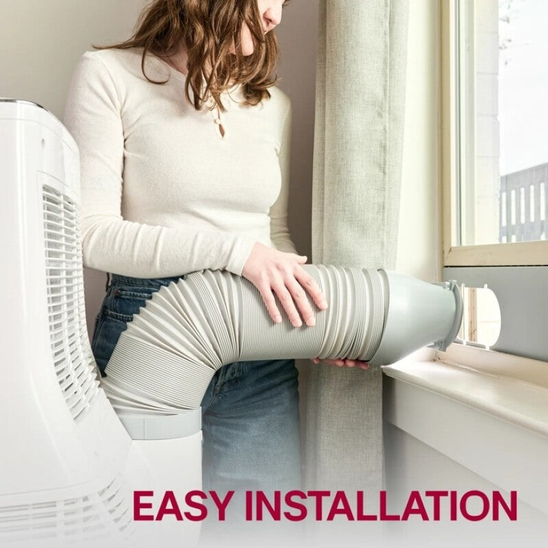 LG 10,000 BTU DUAL Inverter Smart Wi-Fi Portable Air Conditioner - White (LP1419IVSM)