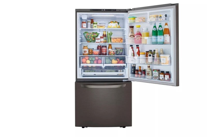 LG 26 cu. ft. Bottom Freezer Refrigerator - Black Stainless Steel (LRDCS2603D)