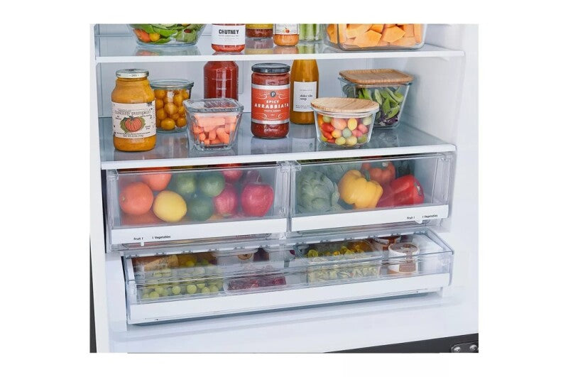 LG 26 Cu. Ft. Bottom Freezer Refrigerator - PrintProof Stainless Steel (LRDCS2603D)
