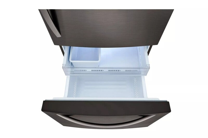 LG 26 Cu. Ft. Bottom Freezer Refrigerator - PrintProof Stainless Steel (LRDCS2603D)