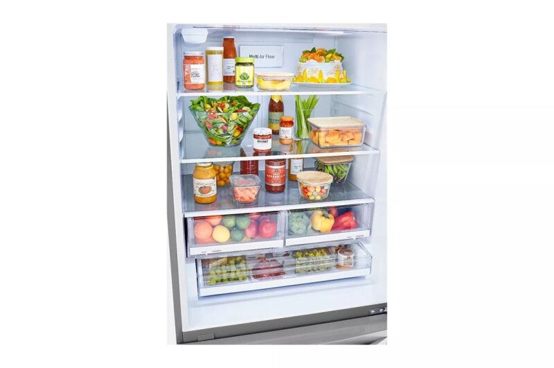 LG 26 Cu. Ft. 33 Inch Wide Bottom Freezer Refrigerator - Stainless Steel - Stainless Steel (LRDCS2603S)