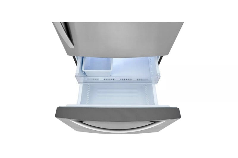 LG 26 Cu. Ft. 33 Inch Wide Bottom Freezer Refrigerator - Stainless Steel - Stainless Steel (LRDCS2603S)