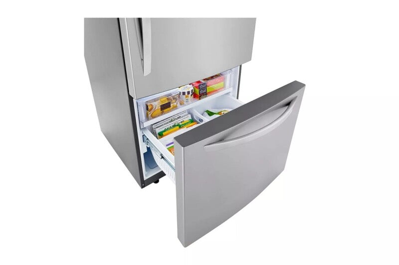 LG 26 Cu. Ft. 33 Inch Wide Bottom Freezer Refrigerator - Stainless Steel - Stainless Steel (LRDCS2603S)