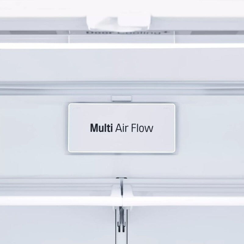 LG 23 cu.ft French Door, Counter-Depth, Non Dispense Refrigerator - Print Proof Stainless Steel (LRFCC23D6S)