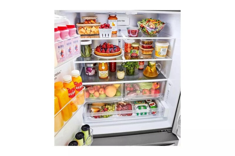 LG 26 cu. ft. Smart Counter-Depth MAX™ Refrigerator with Dual Ice Makers - (LRFXC2606S)